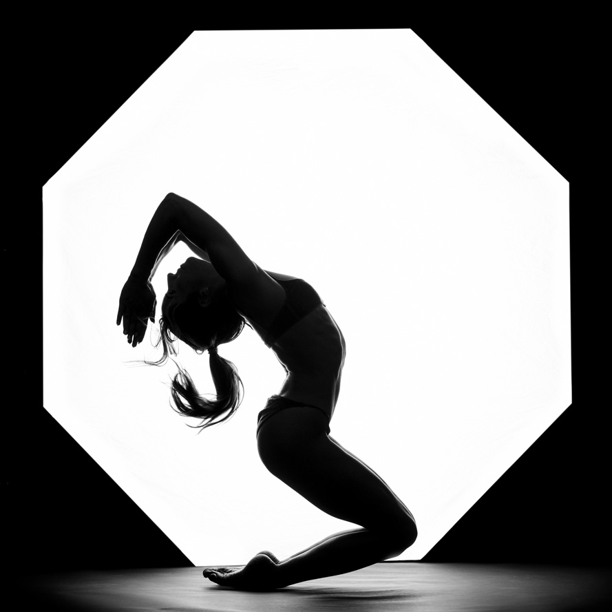 Dancer Silhouette Toronto Canada dance portrait photographer David Walker