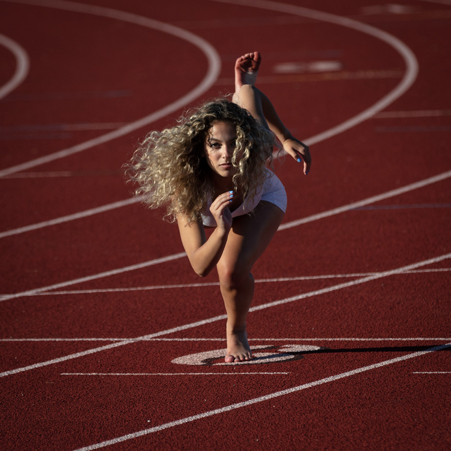 Cheerleader Toronto Canada dance portrait photographer David Walker