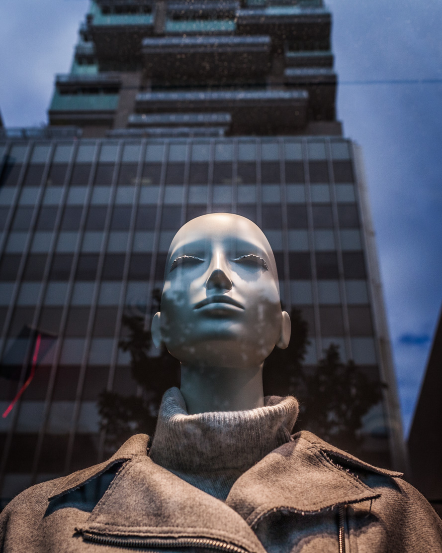 Fashion Window Reflected Architecture Toronto photographer David Walker