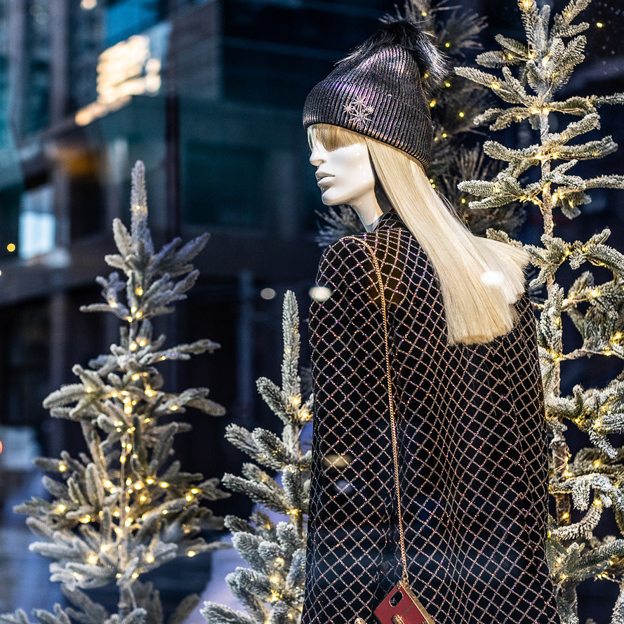 Fashion Window Reflected Architecture Toronto photographer David Walker