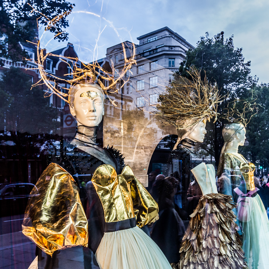 Fashion Window Reflected Architecture Toronto photographer David Walker