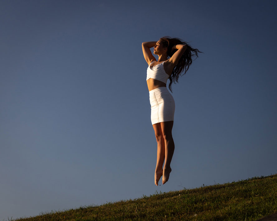 Sunrise dancer beauty Toronto Canada dance photographer David Walker