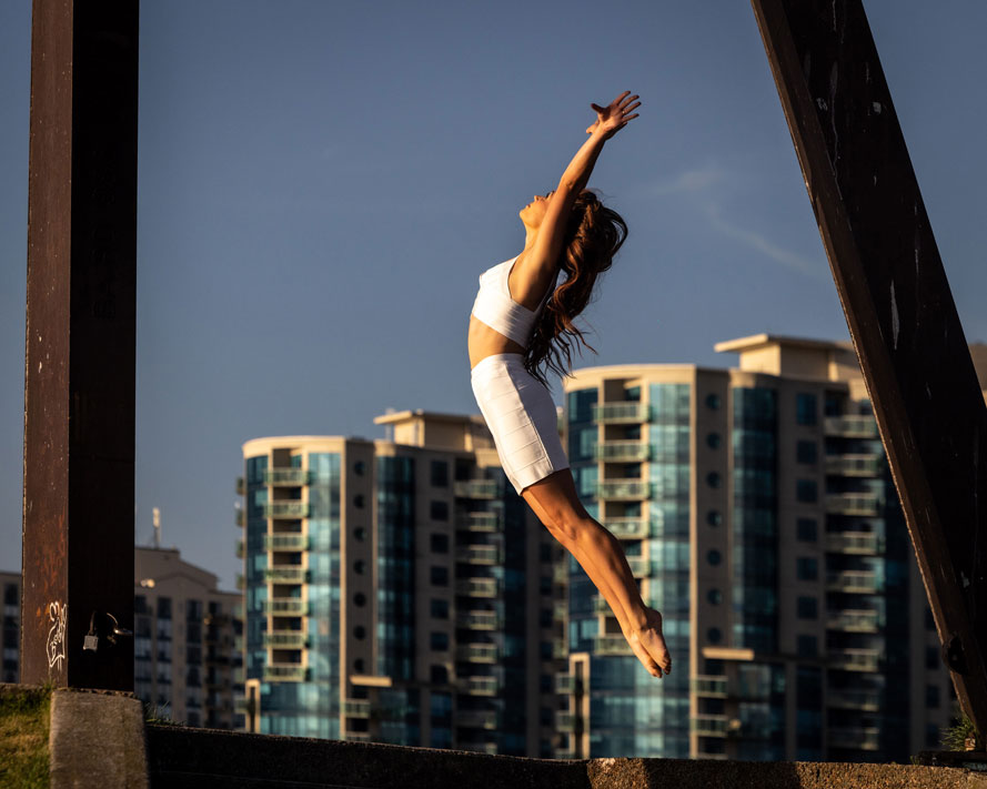 Sunrise dancer beauty Toronto Canada dance photographer David Walker