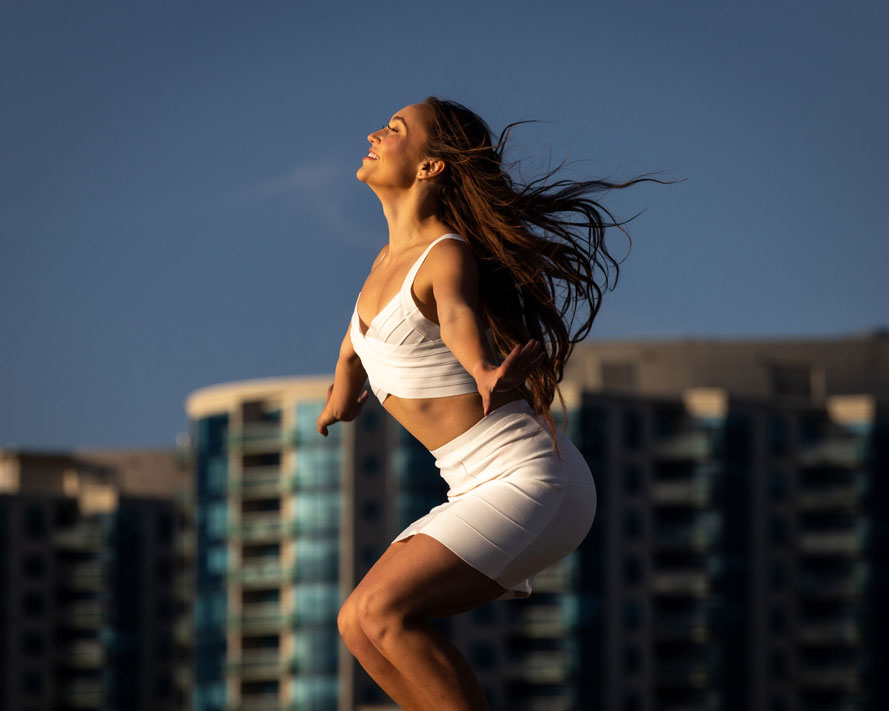 danseuse beauté soleil