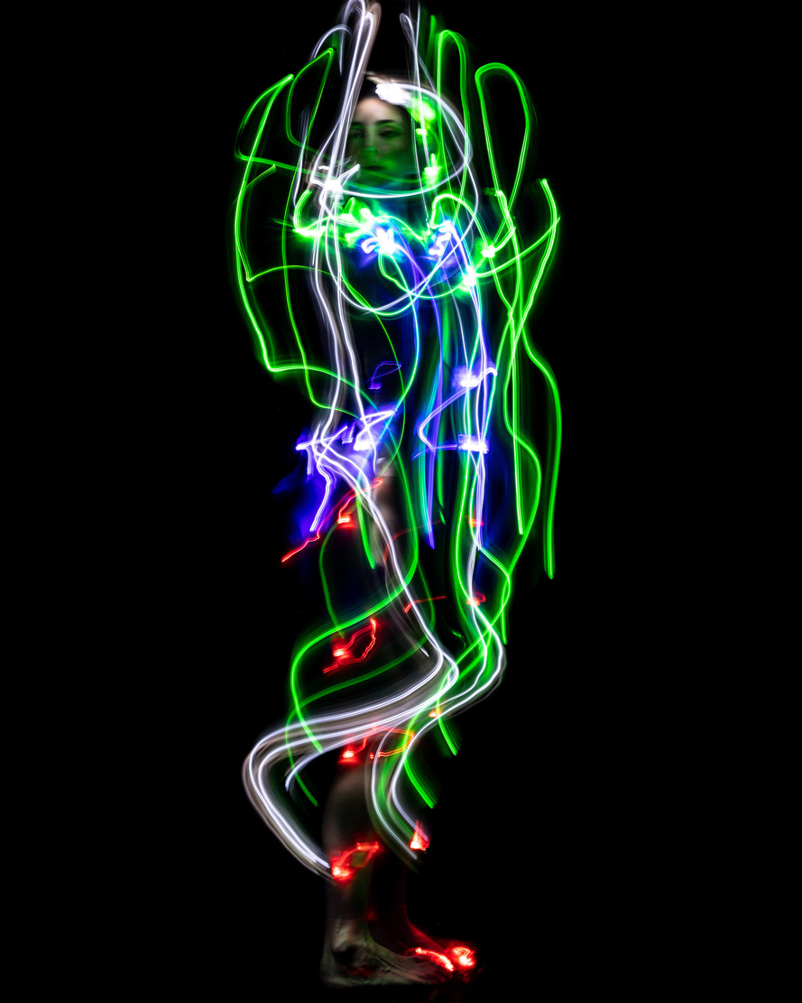 Dancer Light Painting Toronto Canada dance photographer David Walker