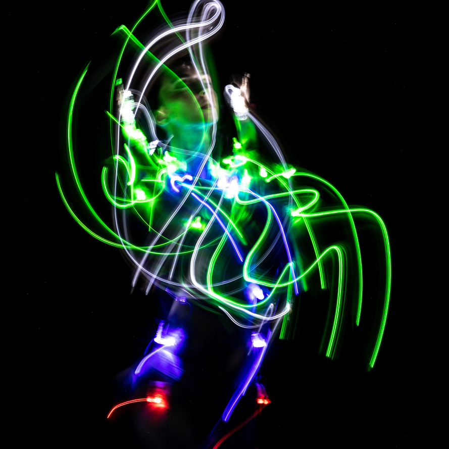 Dancer Light Painting Toronto Canada dance photographer David Walker